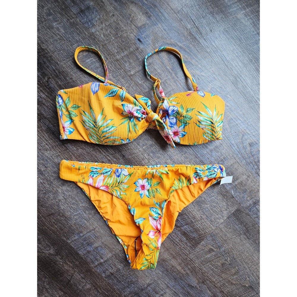 Tini Binkini 2 pc swim NWOT size XL floral print